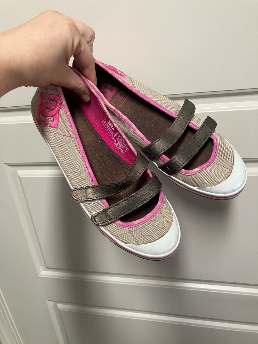 Vintage Y2K DC Mary Jane Sneaker Ballet Flats